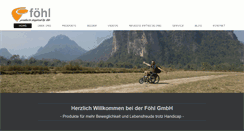 Desktop Screenshot of foehl-gmbh.com