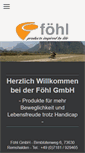 Mobile Screenshot of foehl-gmbh.com